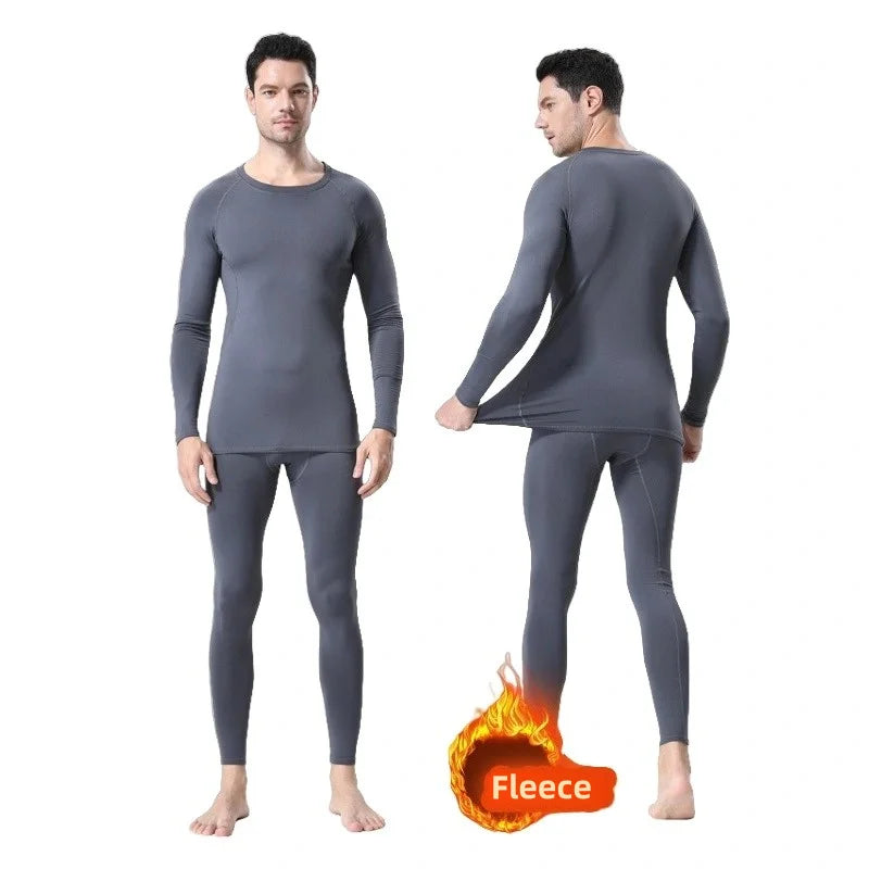 Hiver hommes sous-vêtements thermiques homme polaire leggings collants chauds pantalons longs thermo-compression pantalons collants hommes vêtements 3XL