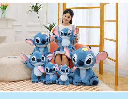 Interstellar Baby Stitch Plush Toy Cute Plush Doll Cartoon Stitch Pillow Home Decoration Children's Holiday Gift