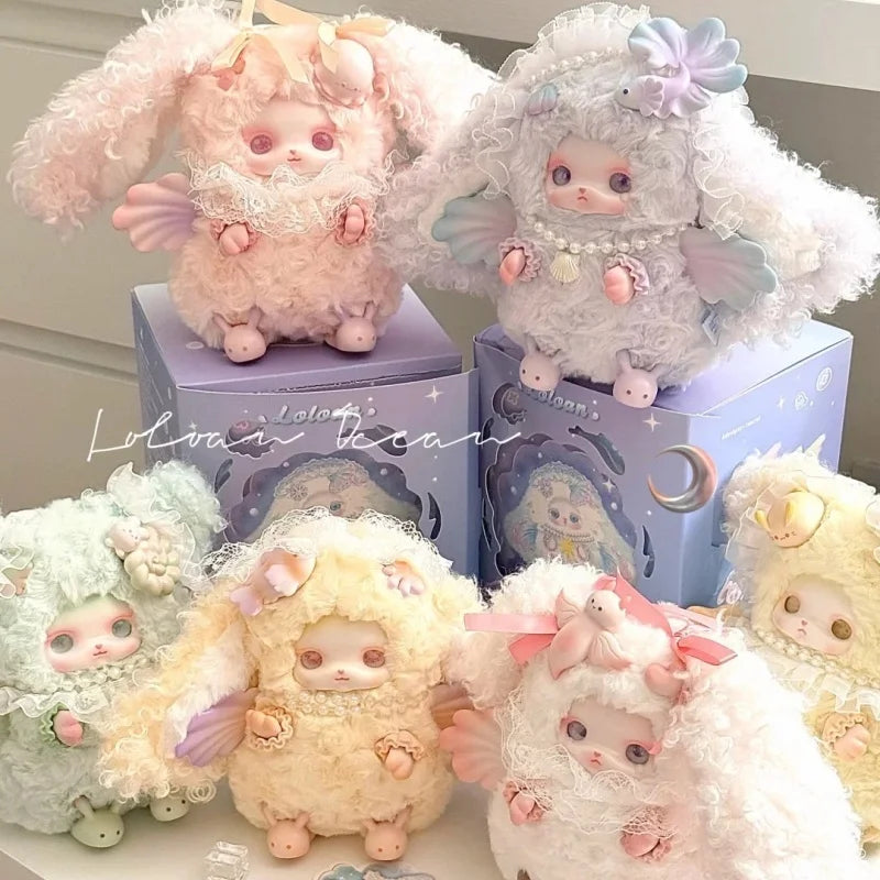 Genuine CQTOYS Loloan Ocean Series Blind Box Cute Doll Plush Handmade Ornament Gift Trend 2025 Summer
