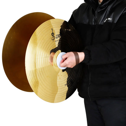 SLADE cymbale militaire cymbale de marche 1 paire cymbales à main 14/16/18/20 pouces ensemble de batterie cymbale accessoires d'instruments de Percussion