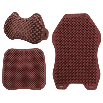 3-piece set of car cushions, car pillows, silicone car cushions, pressure reducing and comfortable neck protection headrests