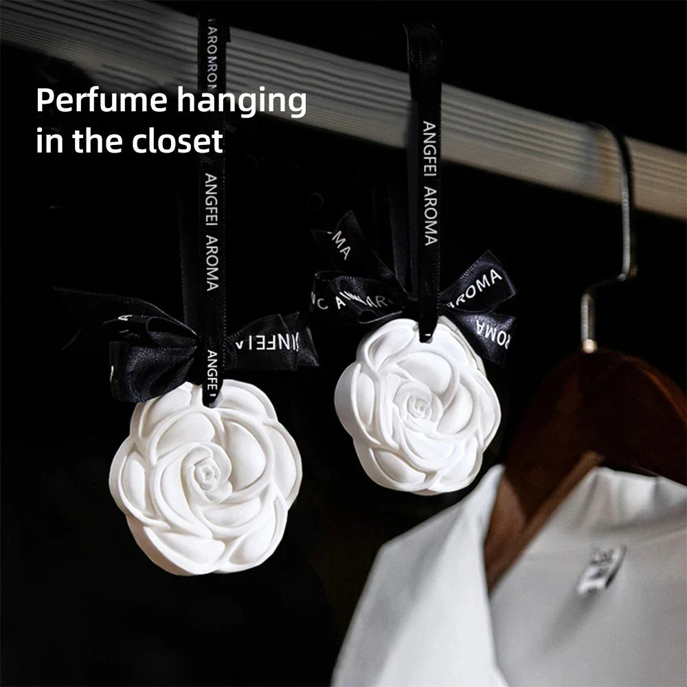 Ceramic Ornaments Aromatherapy Light Luxury Ancient Home Perfume Diffuser Stone Tablet Plaster Car Fragrance Pendant