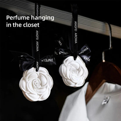 Ceramic Ornaments Aromatherapy Light Luxury Ancient Home Perfume Diffuser Stone Tablet Plaster Car Fragrance Pendant