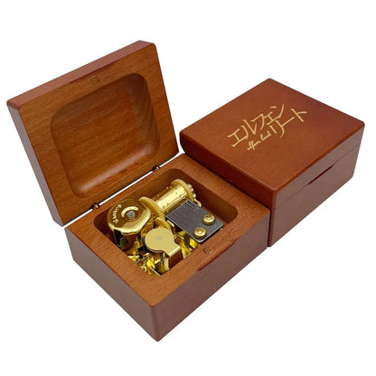 Elfen Lied Music Box, Laser Engraving, Lilium Wooden Musical Song, Antique Gift for Valentine's Day, New Year, Christmas, Birthday