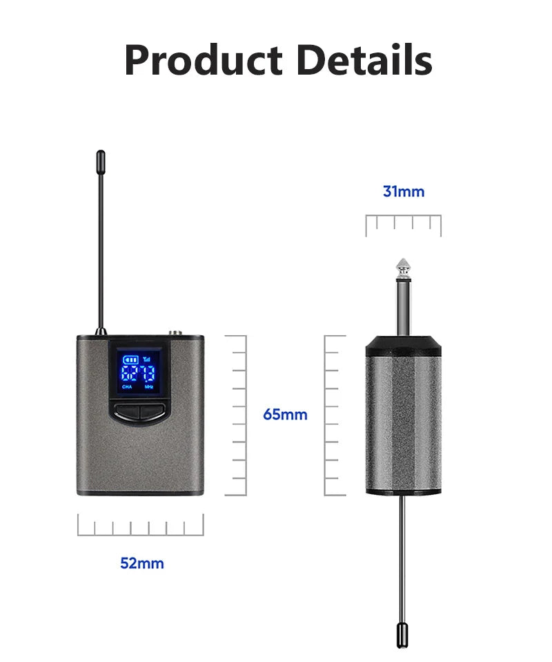 UHF Speech Wireless Microphone Lapel Headset Mini Portable Receiver Transmitter Professional Public Speaking Plug And Play