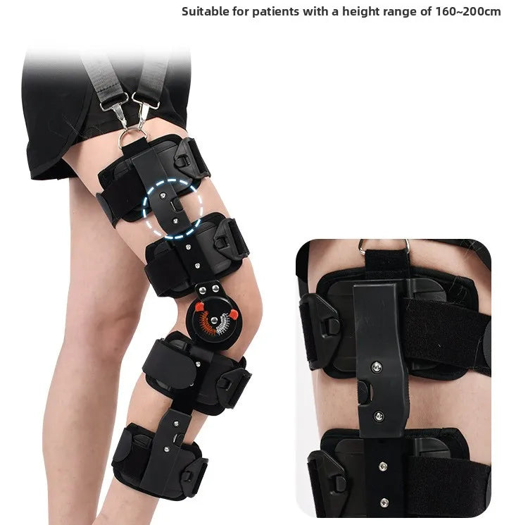 Support de fixation réglable des articulations du genou, pour la fracture des jambes, la fracture des os du genou, protection du genou pour la rééducation du ménisque