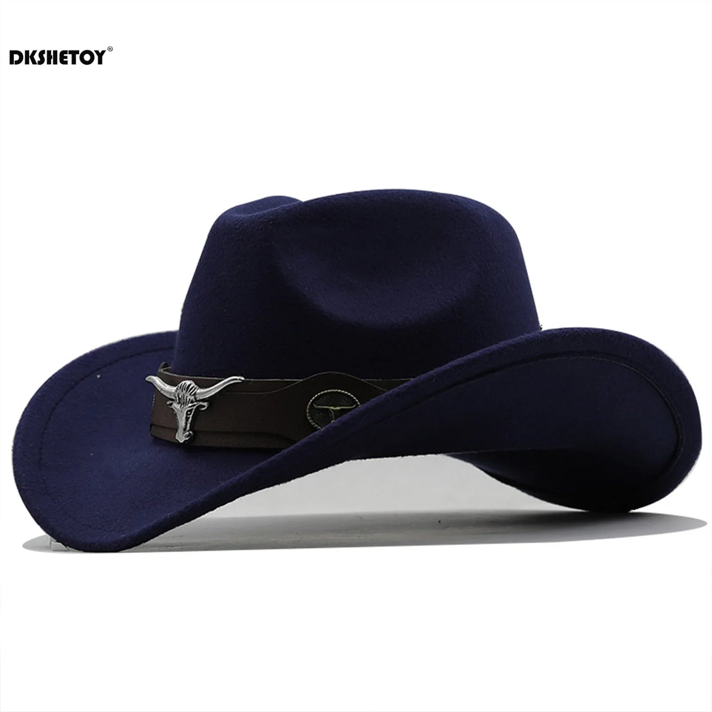 Chapeaux de Cowboy à la mode, chapeau Panama de Cowgirl à large bord avec ceinture rétro pour déguisement de fête