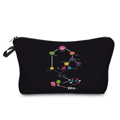 Sacs de rangement portables pour étudiant en sciences naturelles, poudres pour crayons, école, école, école, école, école, école, cadeaux du Nouvel An, mini sac de lavage