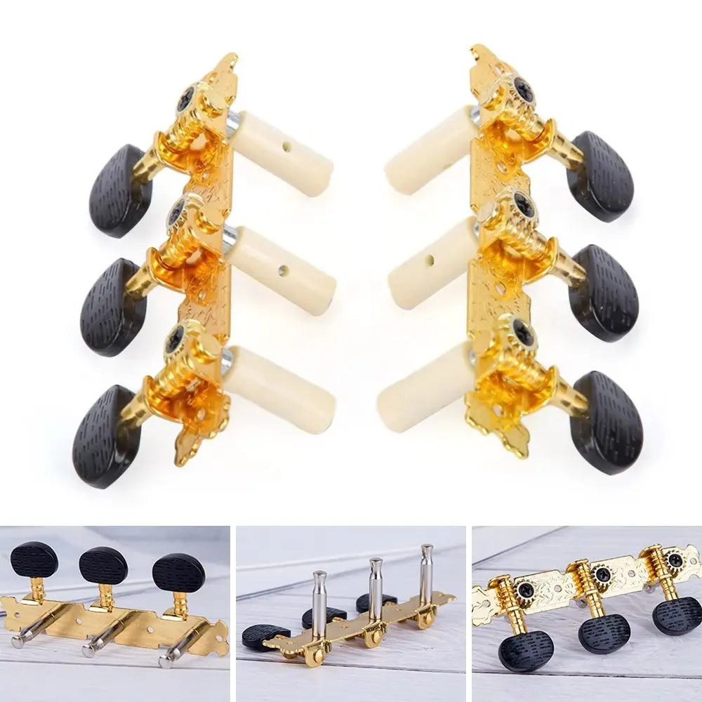 L R JEString Tuning Pegs, Stainless Steel Replacement Parts, Electroplating Accessories, Classic JETuning Key