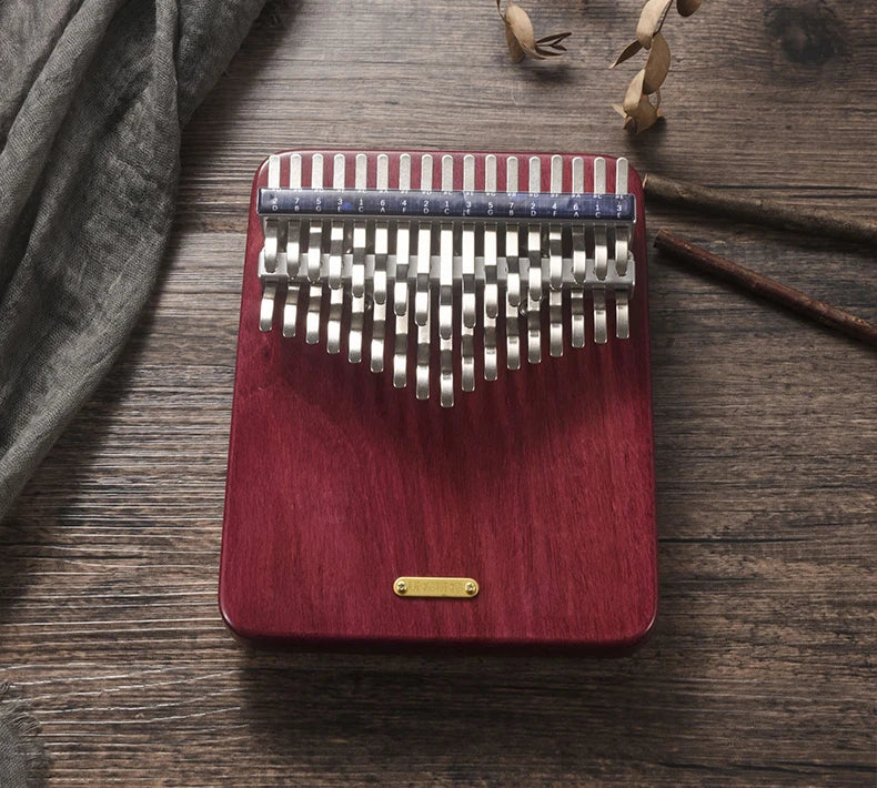 LINGTING-Kalimba à double pouce avec accessoires, clavier musical professionnel, 34 prédire, notes en C