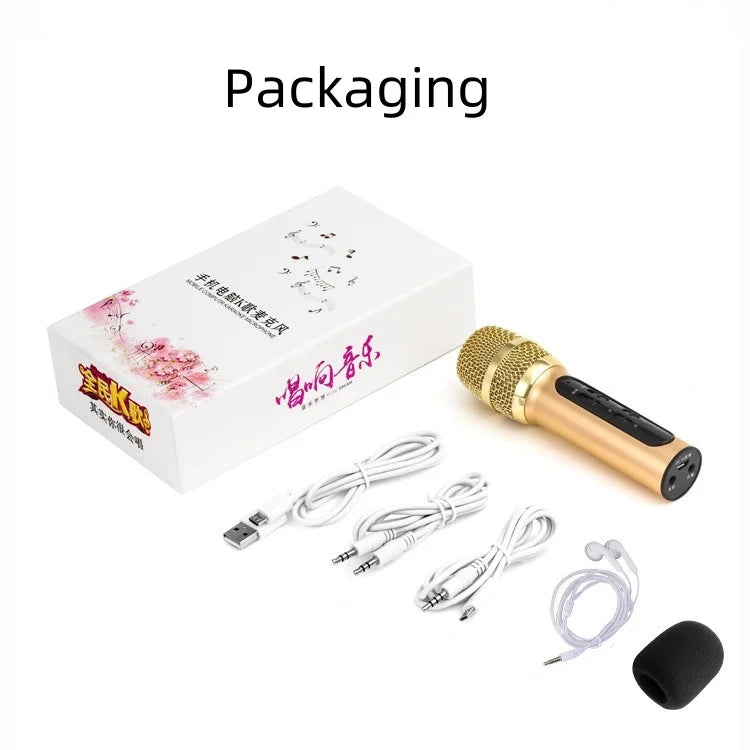 Wireless Bluetooth Karaoke Microphone, Portable Mini Handheld Mic Speaker for All Smartphones,Gifts for Girls Kids All Age