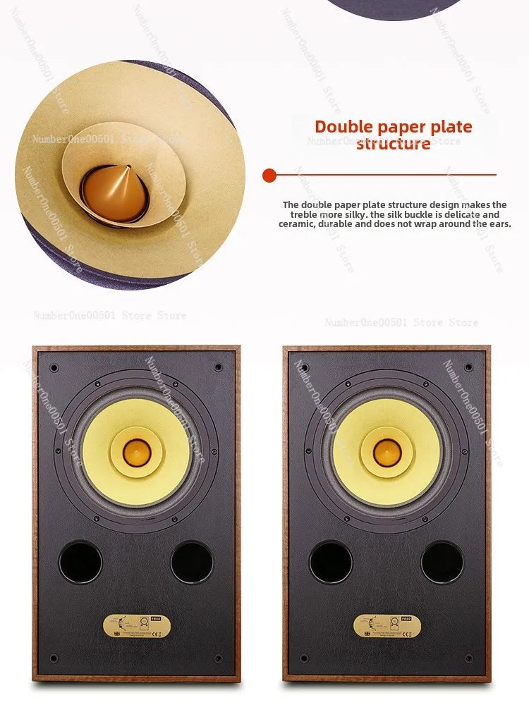 8 Inch HIFI Audiophile Full-range Speaker Home High-sensitivity Passive Audio Hi-fi