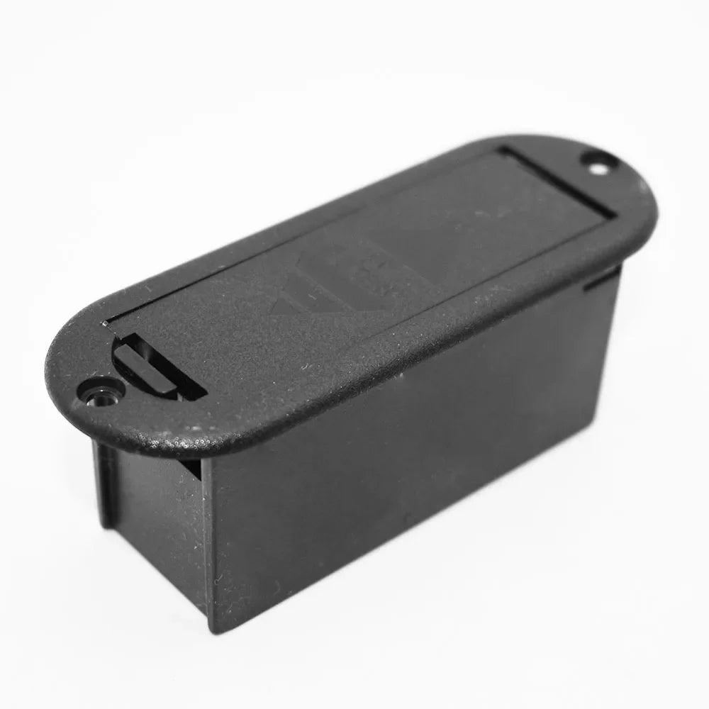 10 pièces pièces de guitare 9V support de boîtier de batterie boîte de couverture pour guitare acoustique basse micro actif noir