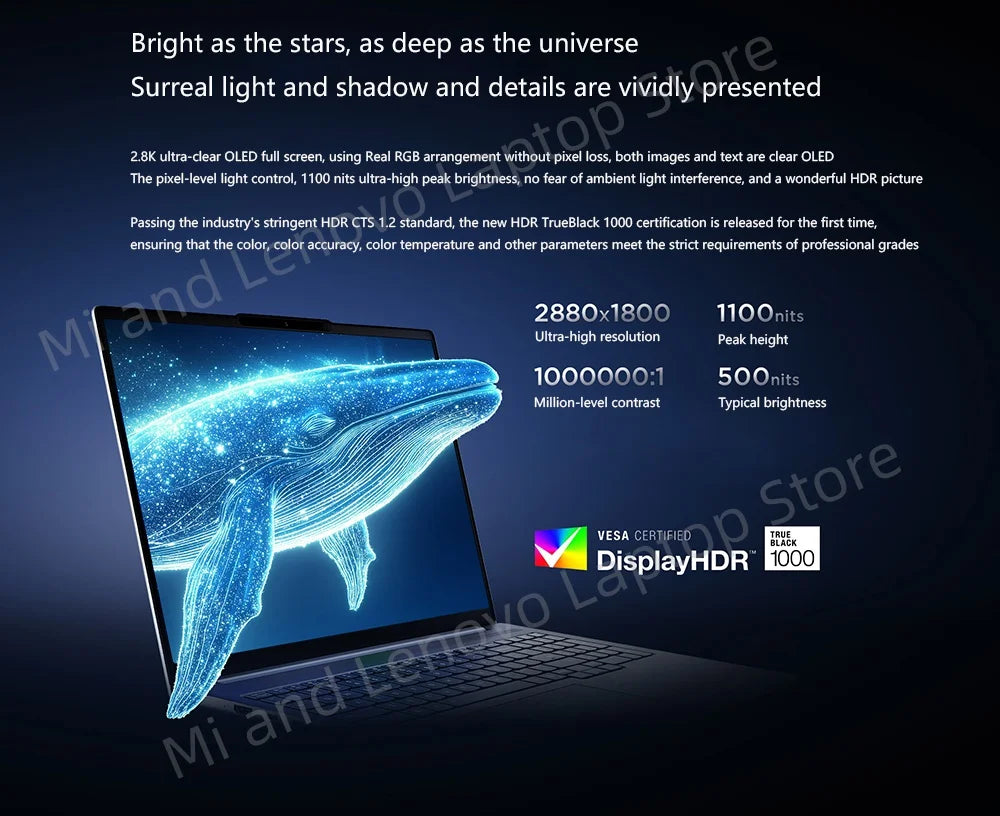 Lenovo Xiaoxin Pro 16 2025 GT AI 7 H 350/AI 9 H 365 16 pouces 32 Go 1 To 2.8K 120Hz OLED Gris