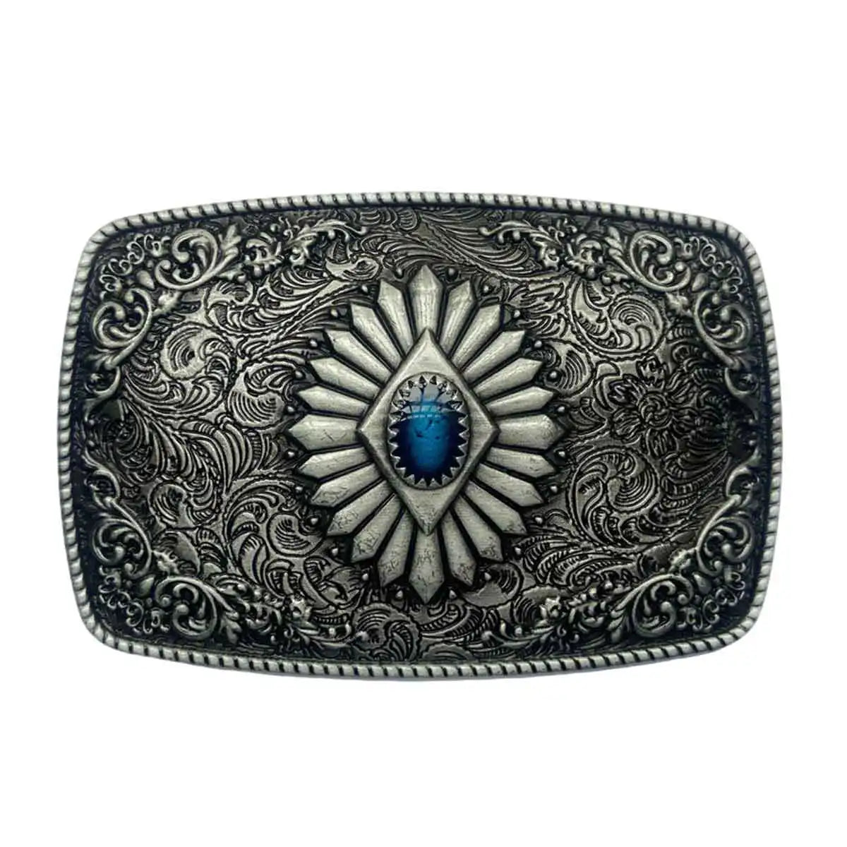 T-DISOM Men's Fashion Belt Buckle Tribal Ethnic Style Design Retro Embossing Western Cowboys Accessory