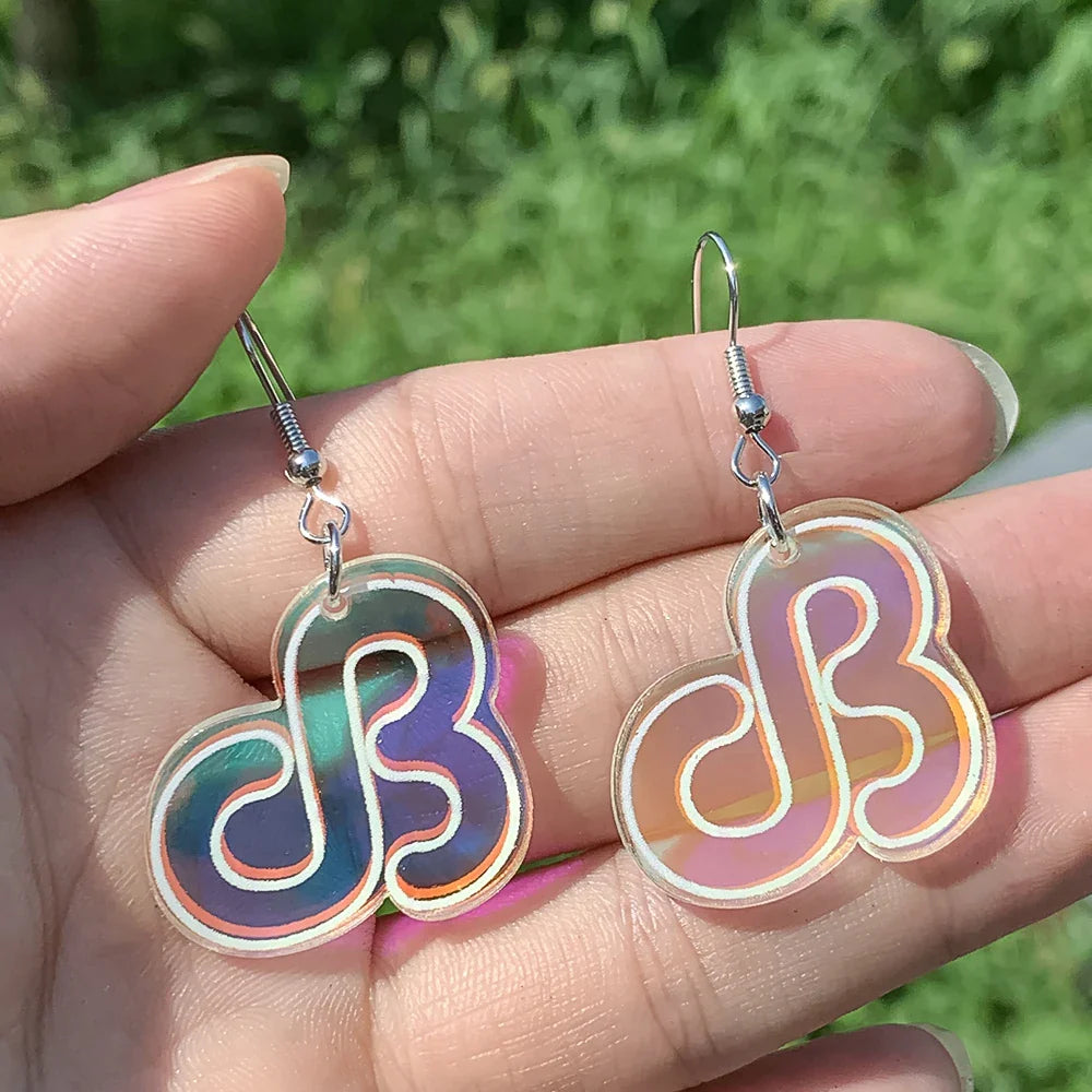 Boucles d'oreilles en acrylique faites à la main pour femmes et filles, chapeau de cow-girl occidental, bijoux de campagne à paillettes, cadeaux sympas