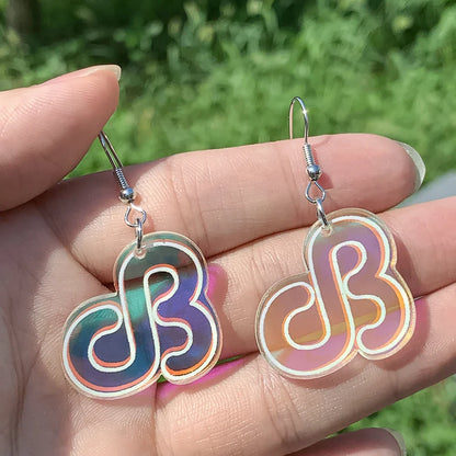 Boucles d'oreilles en acrylique faites à la main pour femmes et filles, chapeau de cow-girl occidental, bijoux de campagne à paillettes, cadeaux sympas