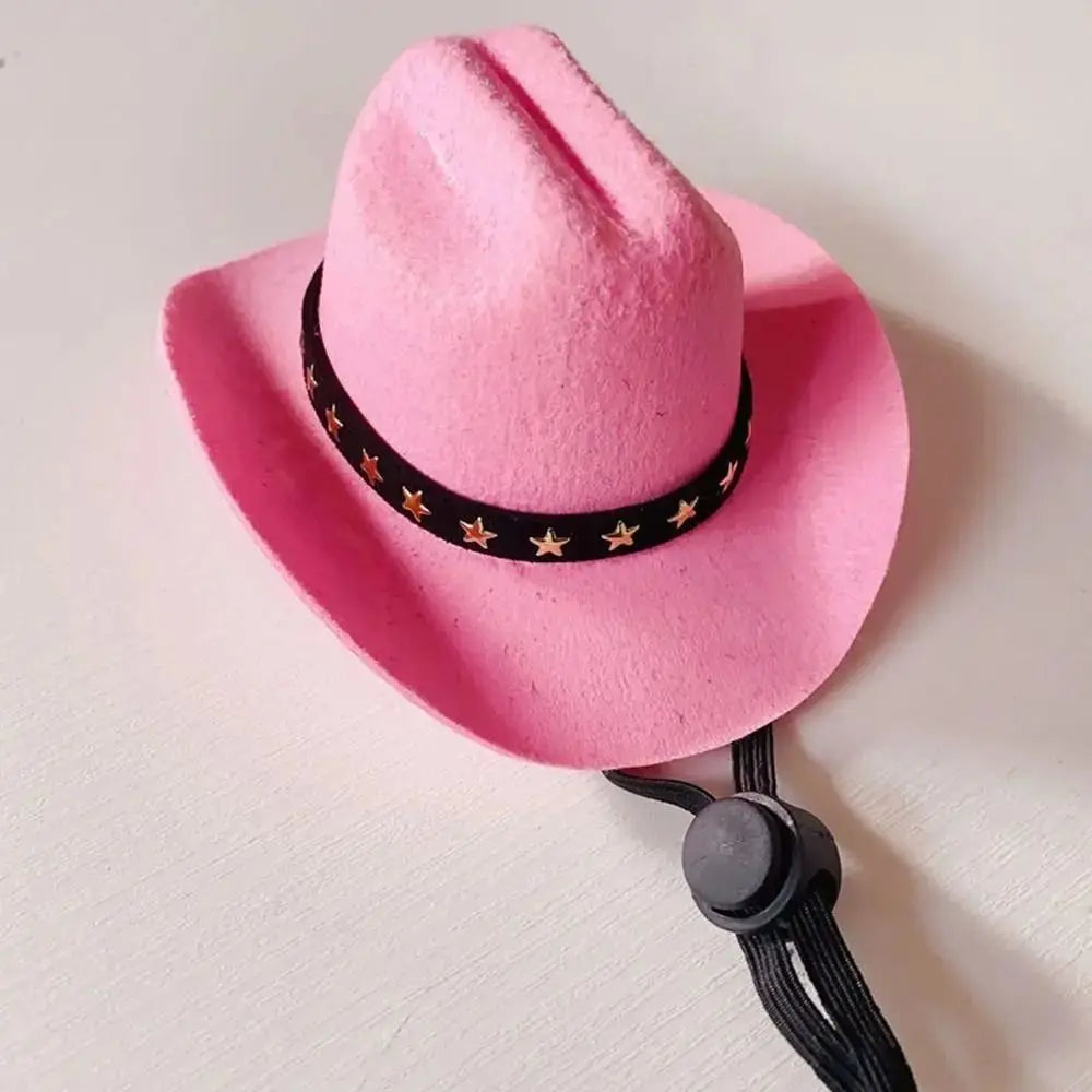 Cute hat、1pc Outdoor Adjustable Pet Dog Hat Summer Pet Accessories Dogs Cat Caps Photo Prop Dog Cat Cowboy Hats