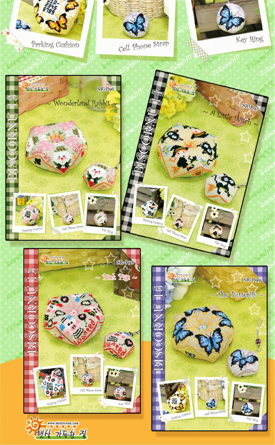 Cross Stitch Kits Stich Pin Cushion Sewing Kits Cross-stitch Easy Embroidery Cross Stitch Complete Kit Needle Arts & Craft Hobby