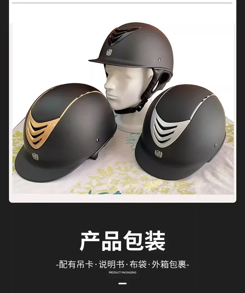 Riding Helmet Equestrian Helmet Rider Equipment Breathable and Adjustable