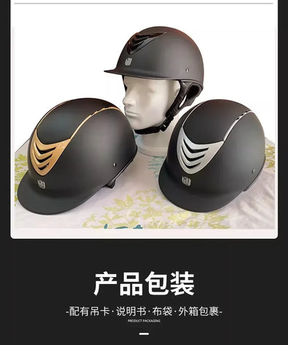 Casque d'équitation Casque équestre Équipement du cavalier Respirant et ajustable