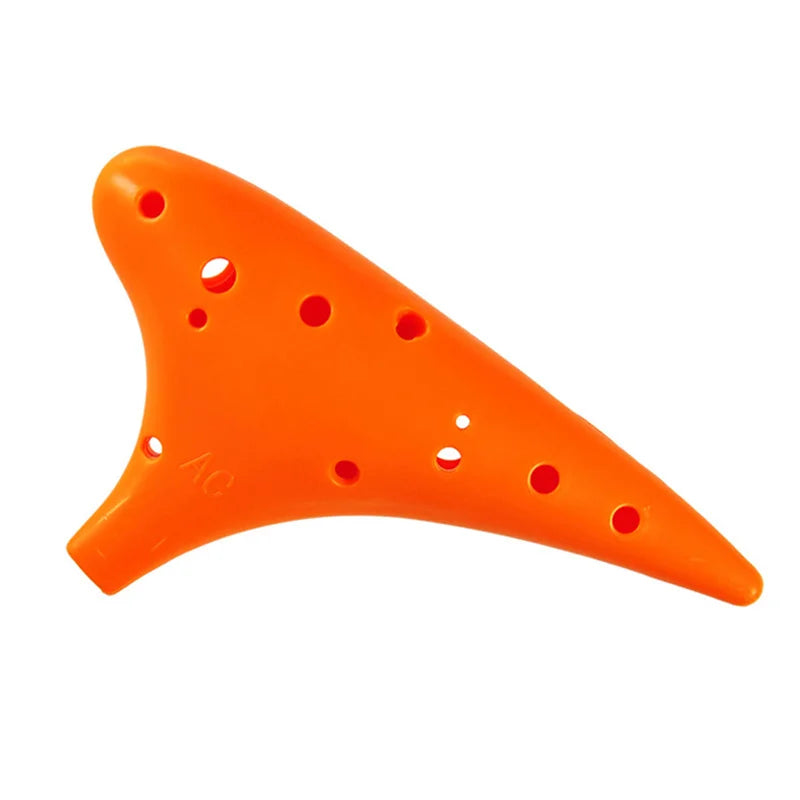 Ocarina Alto C Tuning en résine plastique pour adultes et enfants, flûte multicolore, 12 trous, nouveau