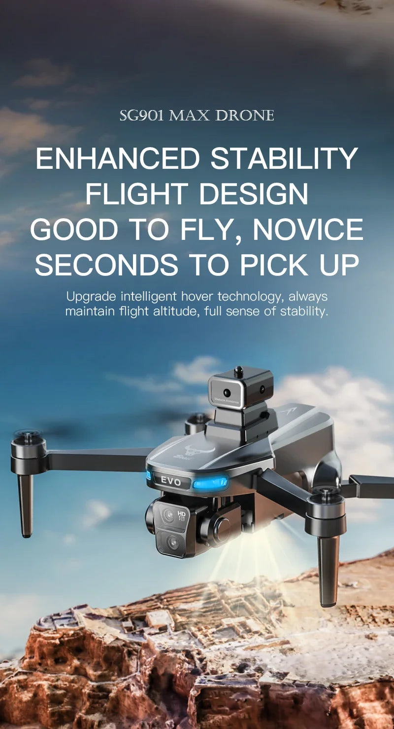 Xiaomi SG901 MAX GPS Drone professionnel 8K aérien HD évitant des obstacles avec écran plus grand télécommande Drone pliable sans brosse