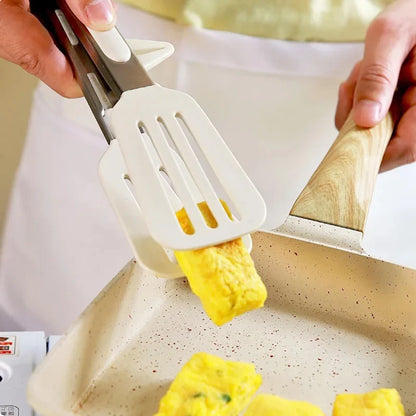 9" Stainless Steel Food Tongs, Non-Stick Silicone Cooking Tongs, Outdoor Salad and Bread Utensils, Kitchen Accessories