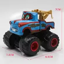Pixar Cars 2 3 lutteur Mater et Lightning Mcqueen série de course véhicule en alliage métallique jouets pour enfants cadeau de collection à jambes hautes