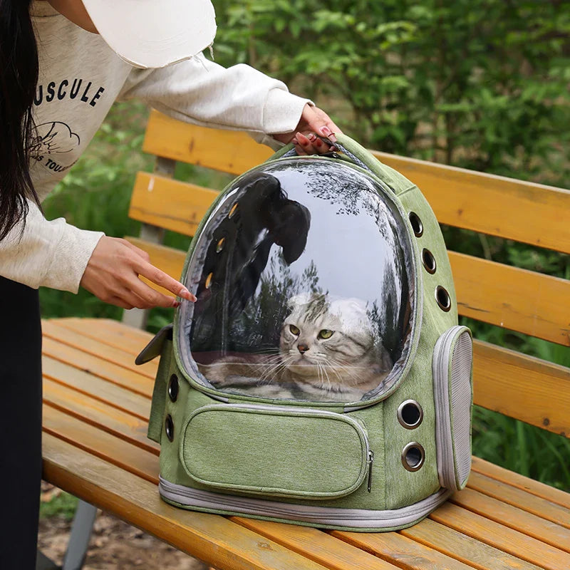 Pet Backpack Portable Travel Dog Cat Backpack Large Capacity Portable Travel Bag, Pet Carrier for Cats and Dogs