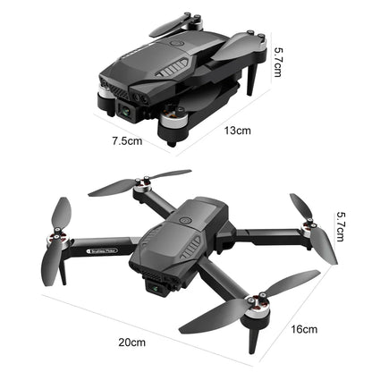 Nouveau Drone F198 professionnel double caméra avec 1080P WIFI FPV HD photographie aérienne grand Angle sans brosse RC pliable quadrirotor