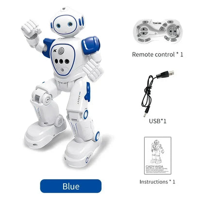 JJRC Rc Robot enfants Intelligent télécommande Robots jouets programmés électrique détection de geste Machine de danse enfants cadeau de noël