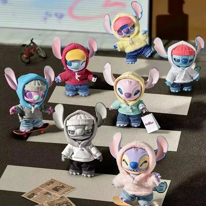 Stitch Gen Z Street Series Boîte Mystère Vinyle Poupées Mode Mignonnes Cadeaux d'Anniversaire