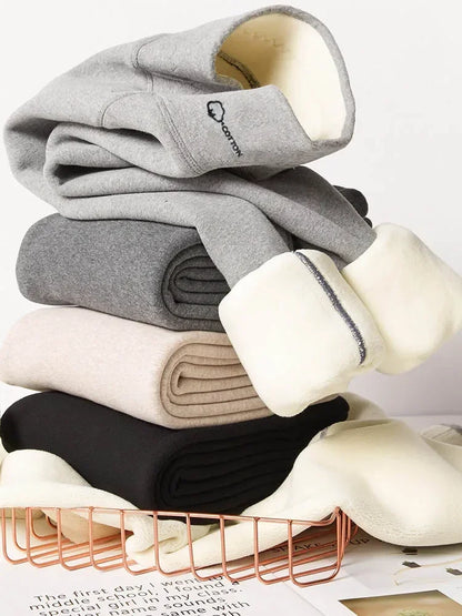 Hiver femmes Leggings agneau cachemire pantalon chaud polaire femme Legging collants minces coton velours thermique Leggings pour les femmes