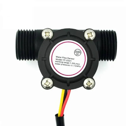1 pièces en plastique DC 5-18V débitmètre Hall capteur de débit contrôle de l'eau capteur de débit liquide interrupteur 1-30L/min 1.75MPa 12V capteur de débit d'eau