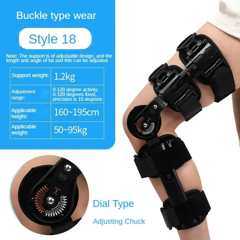 Orthèse de pied réglable pour le rinçage du genou, orthèse des membres inférieurs, protecteur de fracture, soutien des articulations des jambes, soins génitaux ligamentaires
