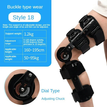 Orthèse de pied réglable pour le rinçage du genou, orthèse des membres inférieurs, protecteur de fracture, soutien des articulations des jambes, soins génitaux ligamentaires
