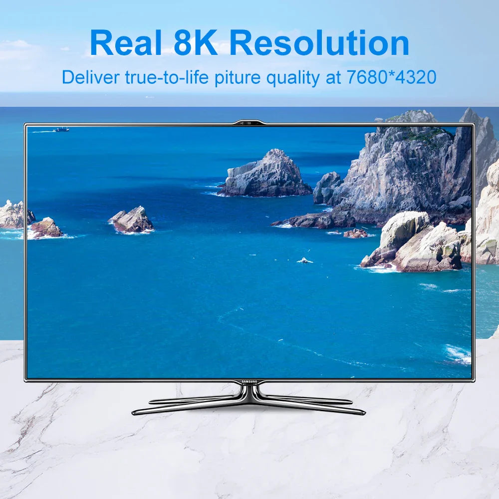 HDMI-compatible 2.1 Cable 8K@60Hz 4K@120Hz HD Splitter ARC Switch Cable for PS PS5 TV Audio Video Cabo Cable