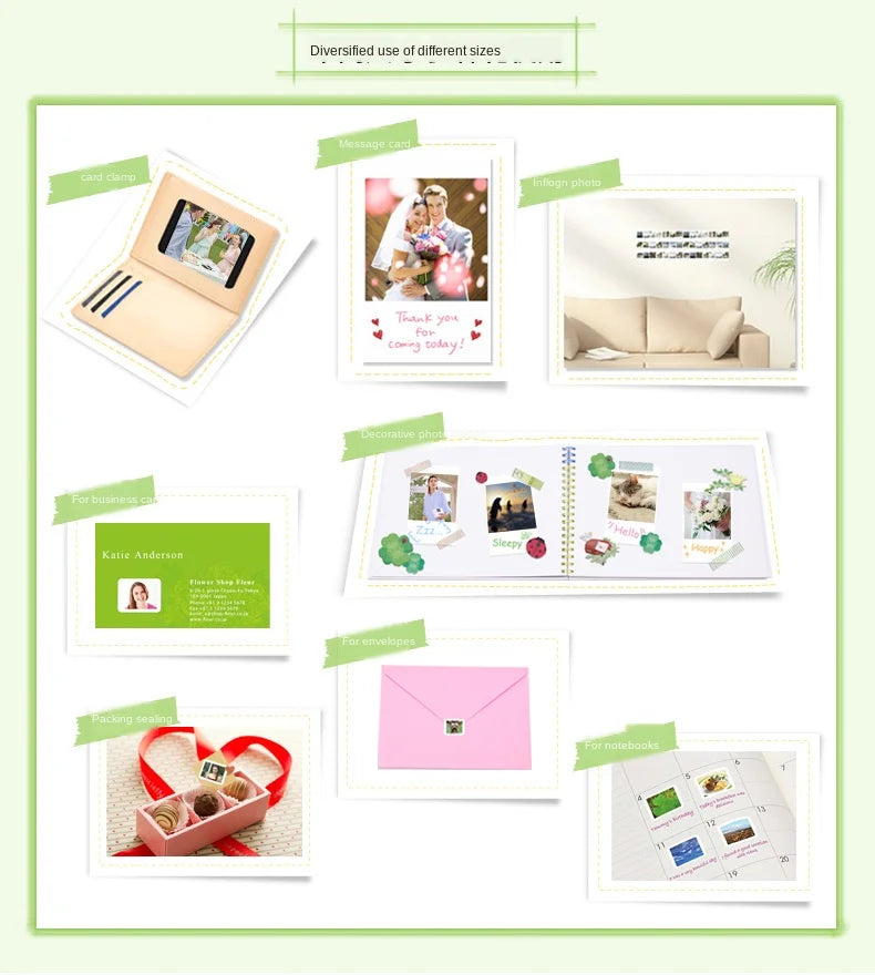 Photo Printer Wireless Connection To Print CP1300 Small Photo Printer Can Print Stickers
