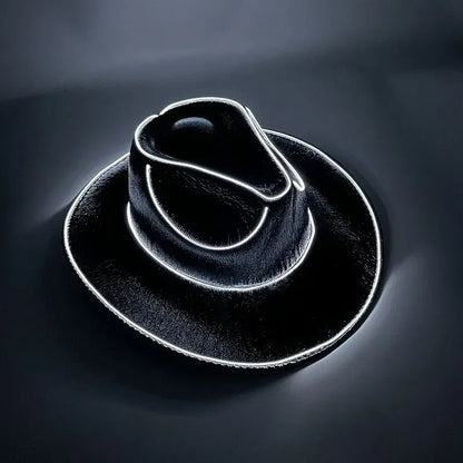 Glowing Light Bar Cap Wireless Disco Luminous Led Flashing Neon Western Cowboy Hat Bachelorette Party Supplies Bride Cowgirl Hat