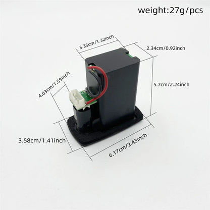 9V Guitar Active Pickup Battery Compartment, 9V Battery Holder, LC-5 Guitar Pickup Battery Cover, 3.5mm 6.35 Single Hole TRS Jack