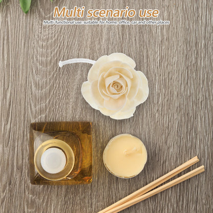 Aromatherapy Diffuser Home Decor Car Flower Diffusers Bathroom Aromatic Freshener Perfume Beige Desk Office Decors