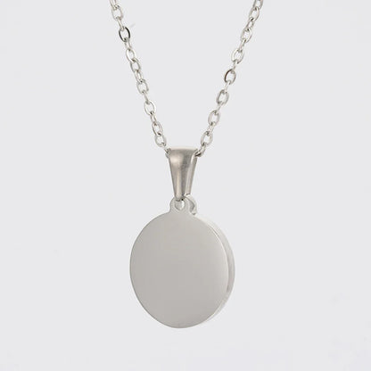 Collier en acier inoxydable de couleur acier avec lettre initiale A-Z, incrustation de coquillage naturel, pour femme, cadeau de Saint-Valentin
