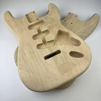 Corps de guitare électrique Alder ST - Finition polyester brillant vert métallisé |   Pièce de rechange pour Stratocaster |   Buildi de guitare bricolage