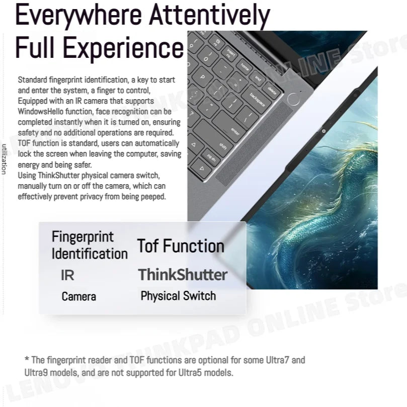 【2025 New】Lenovo ThinkBook 14+ Laptop U5-225H/U7-255H/U9-285H Arc 130T/140T 14.5inch 3K 120Hz Matte Screen