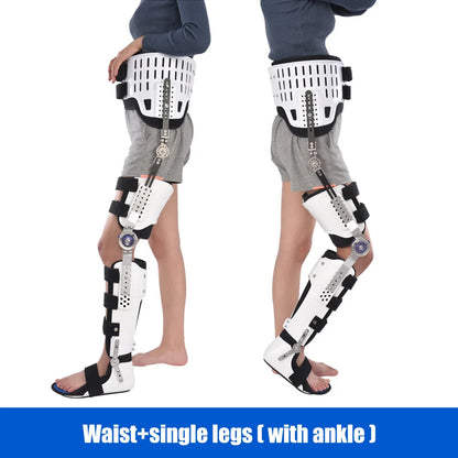 Adjustable Hip, Knee, Ankle, Foot Orthosis, Fixed Splint, Orthopedic Support for Leg, Hip, Thigh, Female Fracture, Lower Limb Paralysis