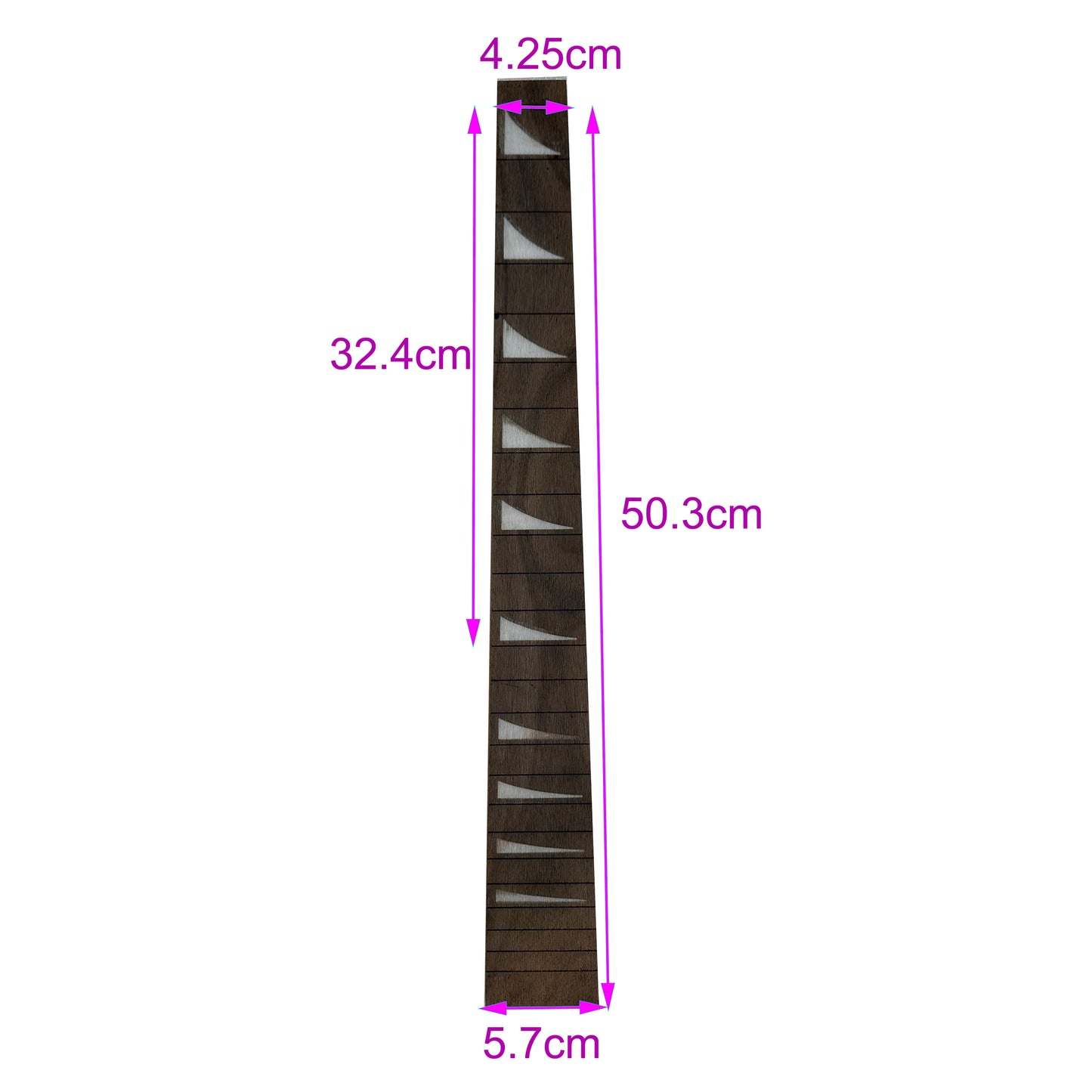 Pièces de manche de guitare, bricolage, 20/21/22 frettes, confortable, lisse, délicat, manche en palissandre, outil de touche de guitare