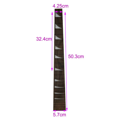 Pièces de manche de guitare, bricolage, 20/21/22 frettes, confortable, lisse, délicat, manche en palissandre, outil de touche de guitare