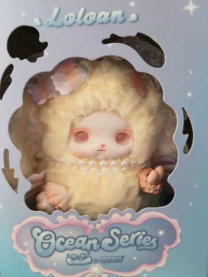 Boîte mystère Original Blind Box Loloan Ocean Series Pendentif mignon pour sac à dos Décoration de chambre Jouet Cadeau surprise d'anniversaire/de Noël