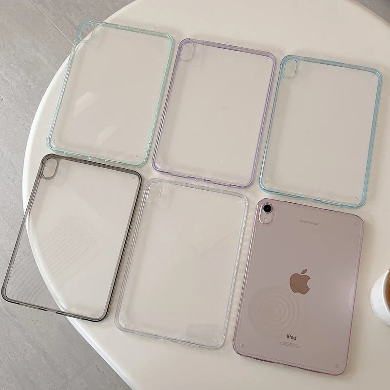 Coque For iPad Mini 7 Case 8.3 inch Acrylic Clear Hard Cover For Funda iPad Mini 7 A17 Pro Case For iPad Mini 6 Back Cover